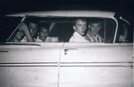 Larry and guys in 59 Chevy