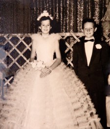 Jim Benskin and Barbara Hunter, Prom, May 1955